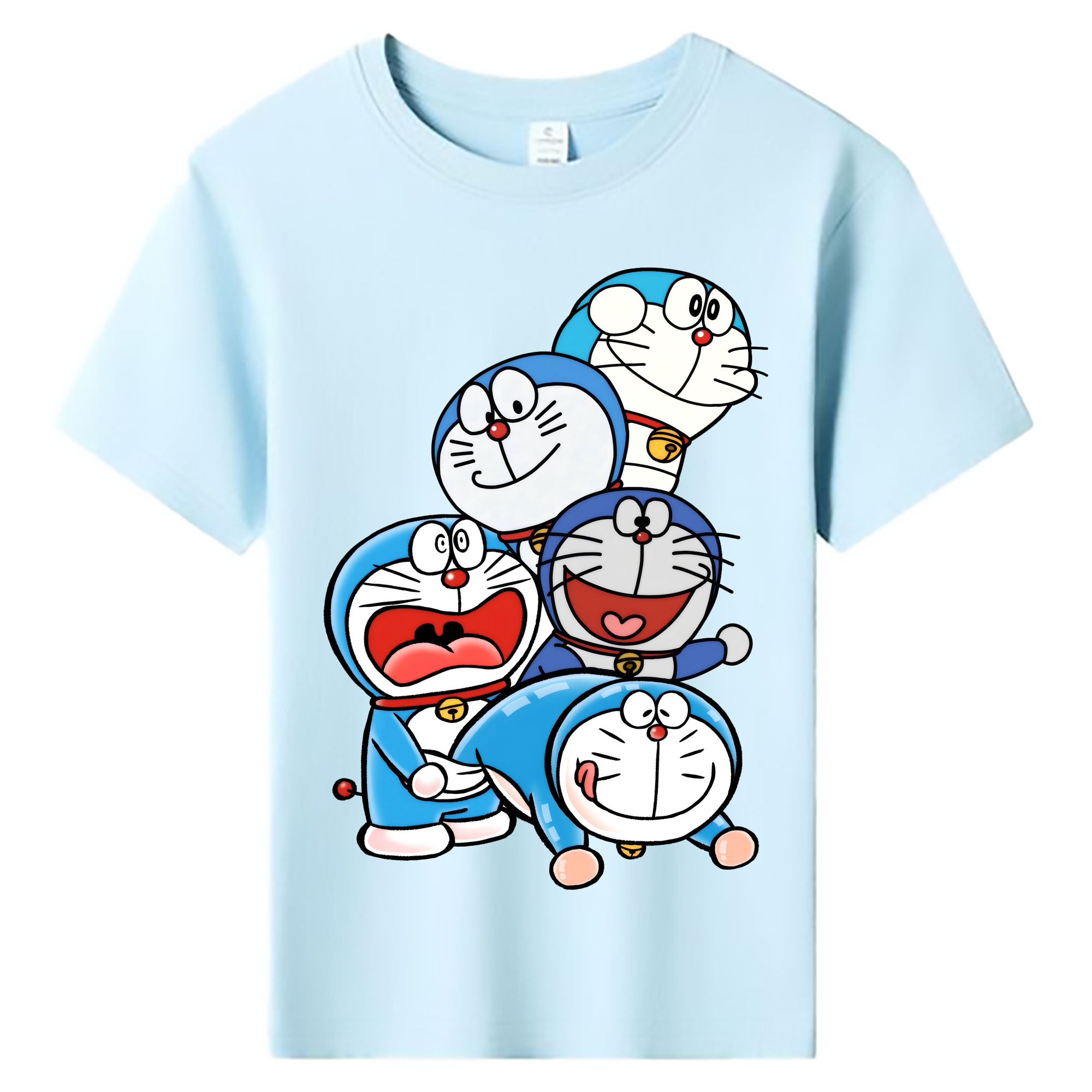（画像用） ドラえもん Doraemon 綿100％キッズTシャツ（フロントプリント）